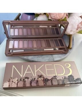 NEW URBAN DECAY NAKED3 Eyeshadow Palette ROSE-NEUTRAL 12 SHADES